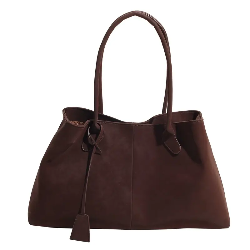 Frosted Leather Vintage Shoulder Bag for Women - Image 2