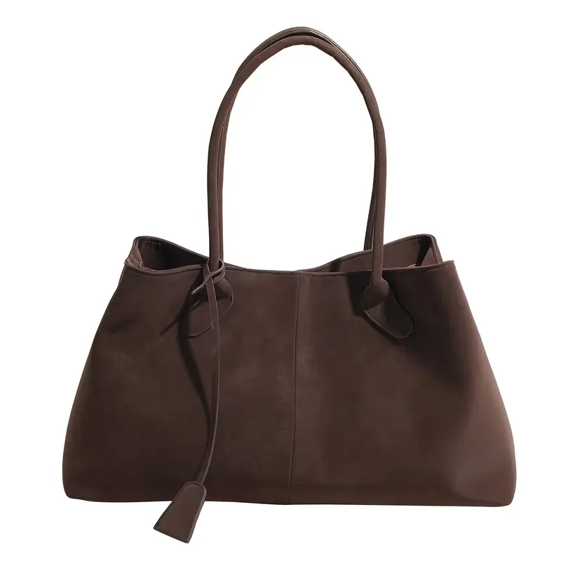 Frosted Leather Vintage Shoulder Bag for Women - Image 3