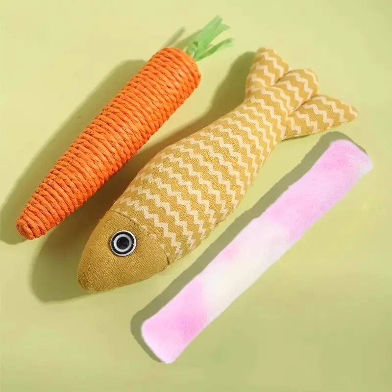 Cat Toy Molar Tooth Cleaning Self-hi to relieve boredom Cat Stick Application Muppet German Cat Consumptive Physical Supplies
