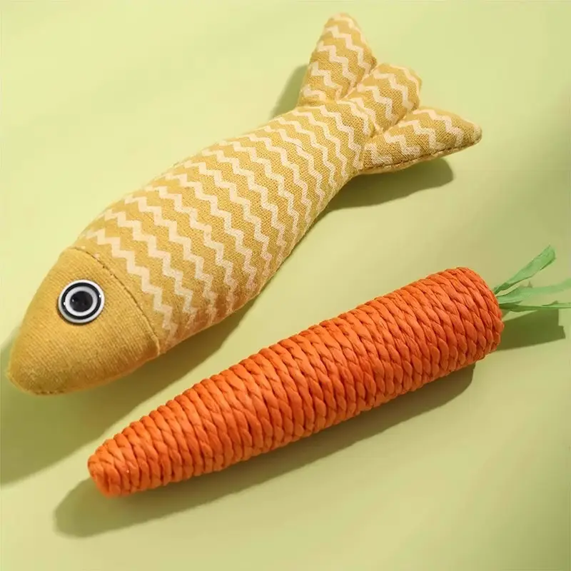 Cat Toy Molar Tooth Cleaning Self-hi to relieve boredom Cat Stick Application Muppet German Cat Consumptive Physical Supplies
