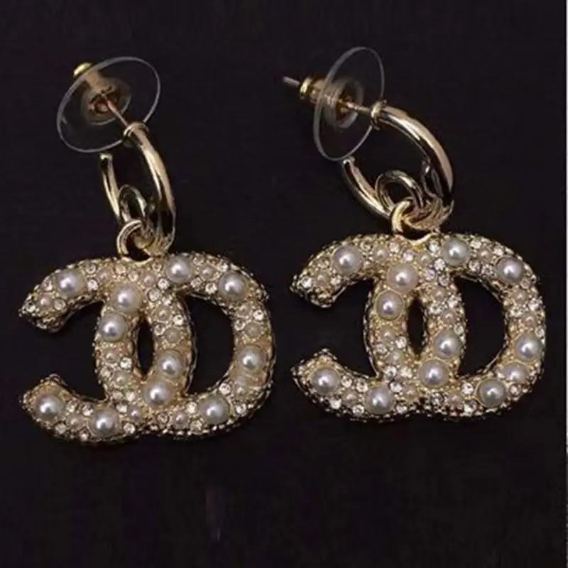 Chanel Double C Earrings Pearl 925 Silver - Image 50
