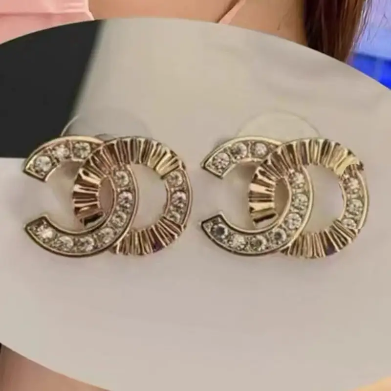 Chanel Double C Earrings Pearl 925 Silver - Image 45