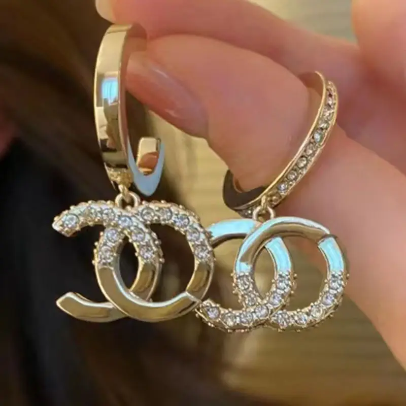 Chanel Double C Earrings Pearl 925 Silver - Image 48