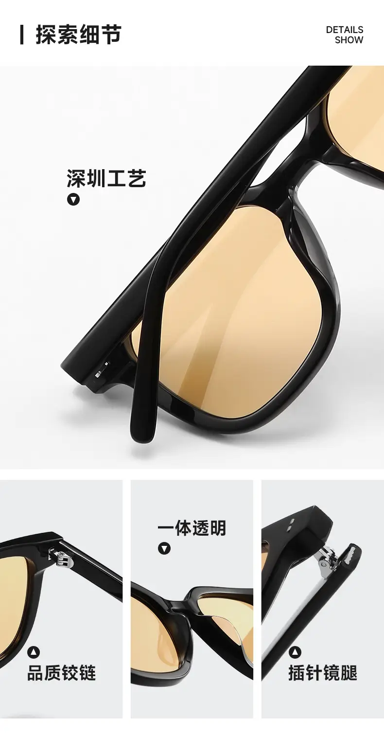 Anti-UV Sunglasses Black Frame Black Polarized — feature 6