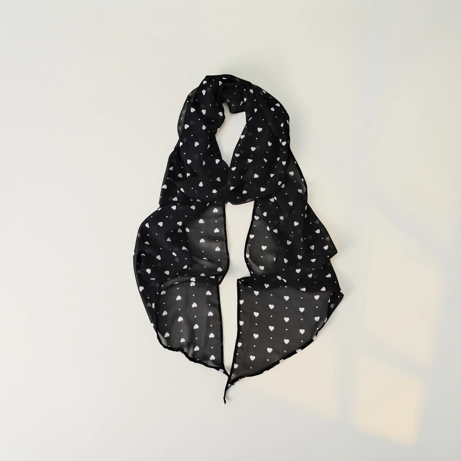 Women's Blue Floral Georgette Scarf Sun Protection - Image 62