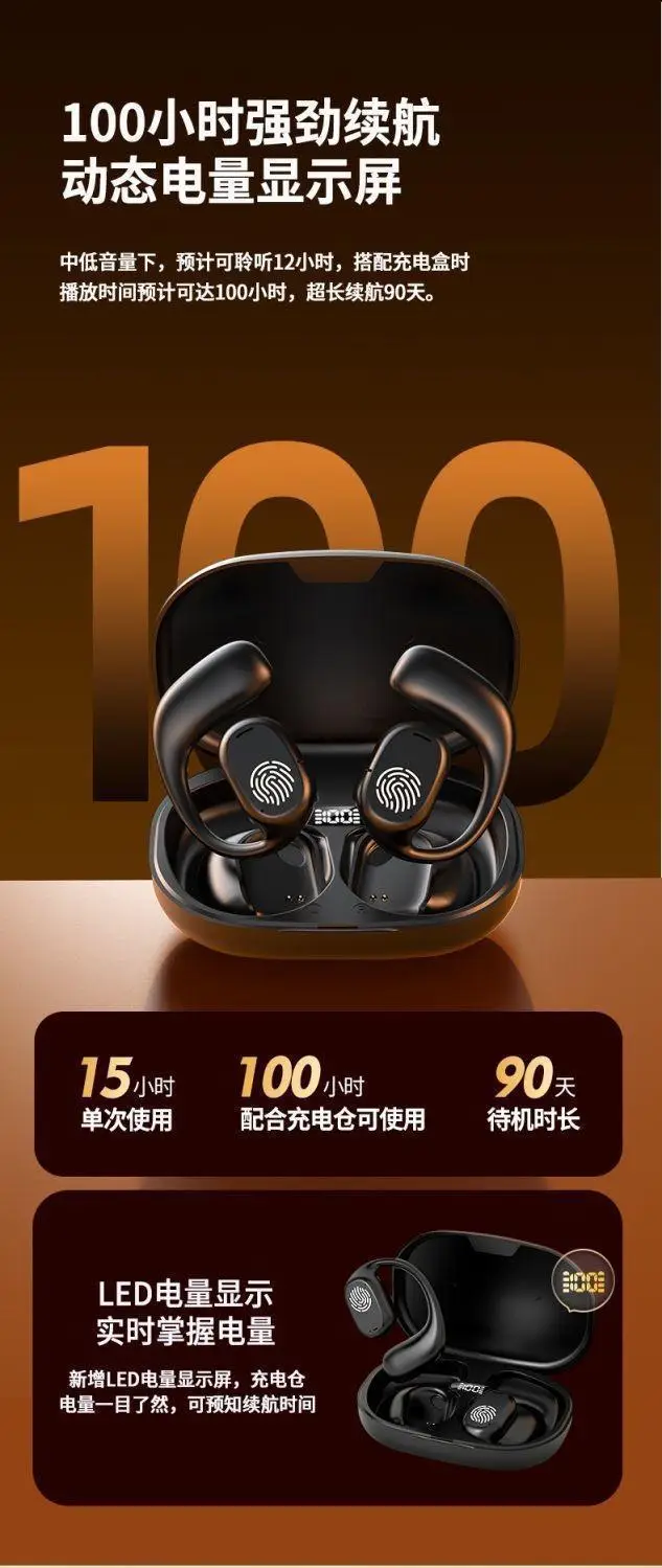 HIFI Cross-Bound Wireless Headset with Bluetooth 5.4 β feature 11