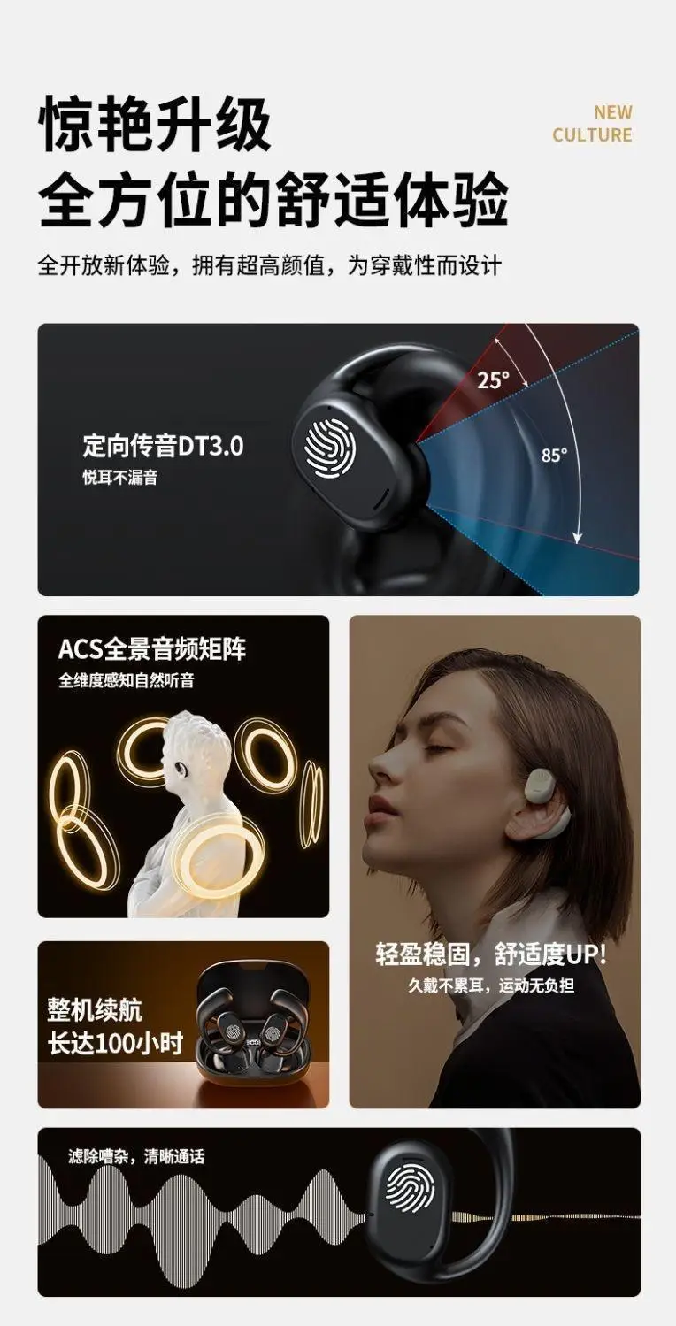 HIFI Cross-Bound Wireless Headset with Bluetooth 5.4 β feature 6