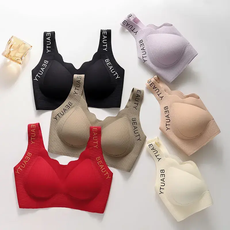 White Lace Bra for Women, Large Bust, Side Reduction, Thin Style - Image 8