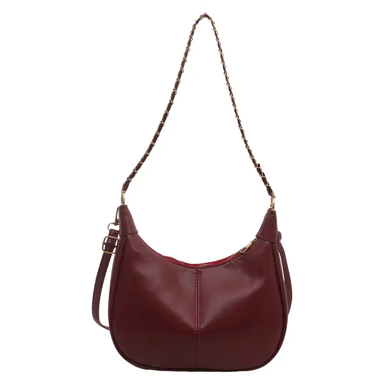 Black Retro Chain Shoulder Bag 2025 - Image 9