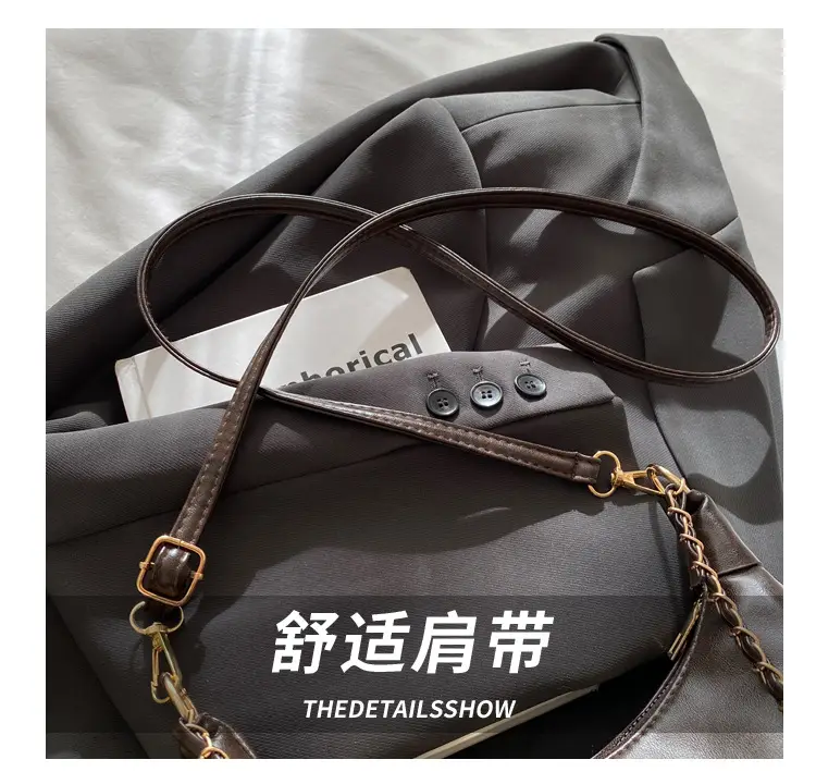 Black Retro Chain Shoulder Bag 2025 — feature 6
