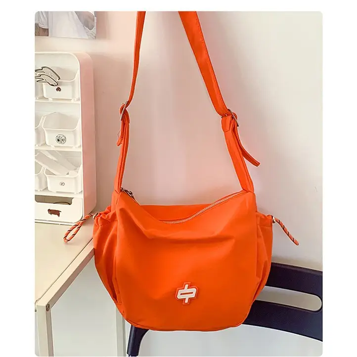 Korean Style Tan Lazy Style Backpack for Women - Image 2