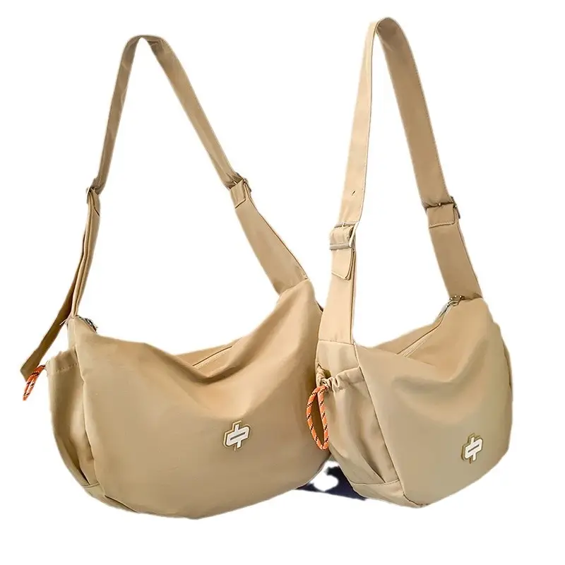 Korean Style Tan Lazy Style Backpack for Women - Image 5