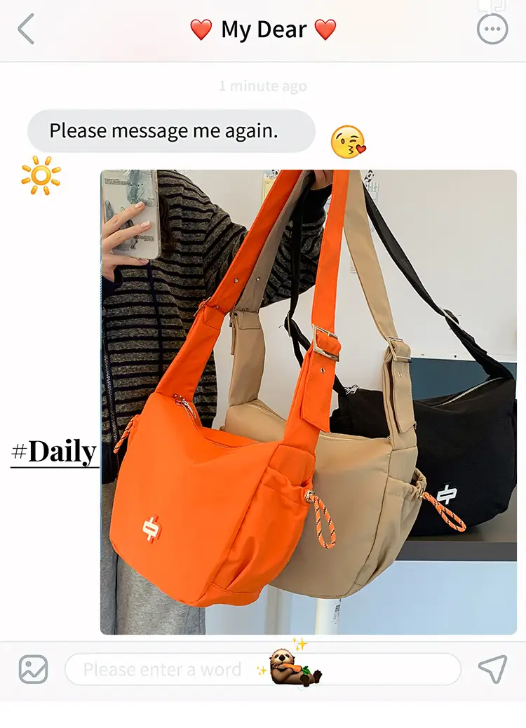 Korean Style Tan Lazy Style Backpack for Women — feature 1