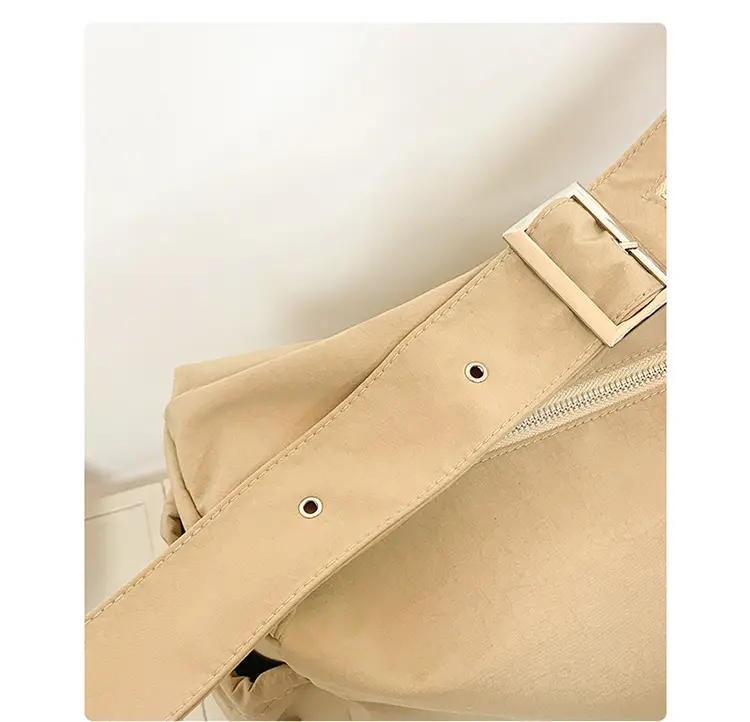Korean Style Tan Lazy Style Backpack for Women — feature 12