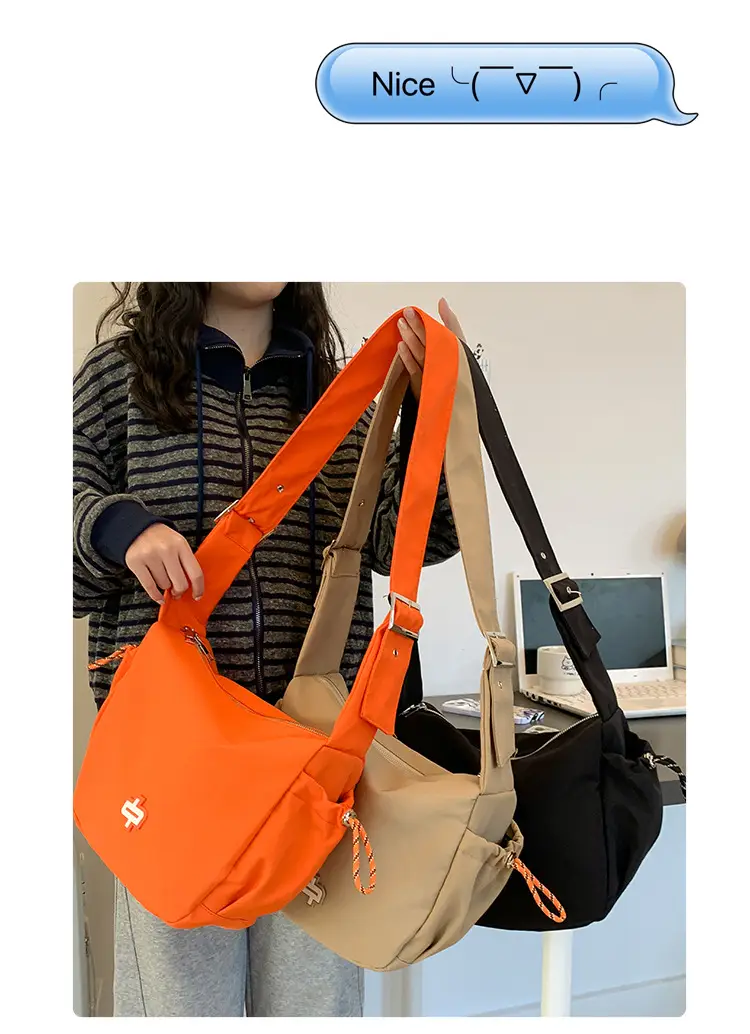 Korean Style Tan Lazy Style Backpack for Women — feature 14