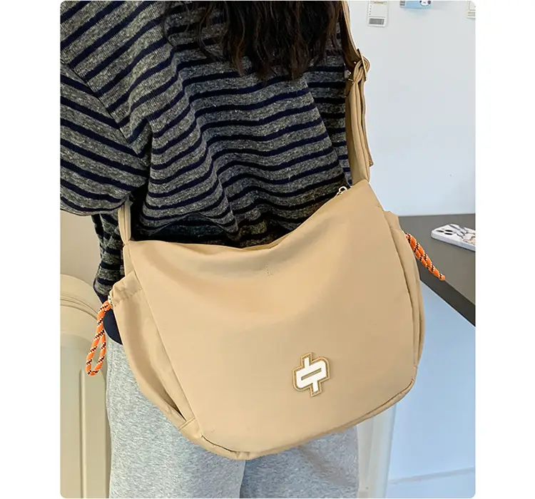 Korean Style Tan Lazy Style Backpack for Women — feature 19