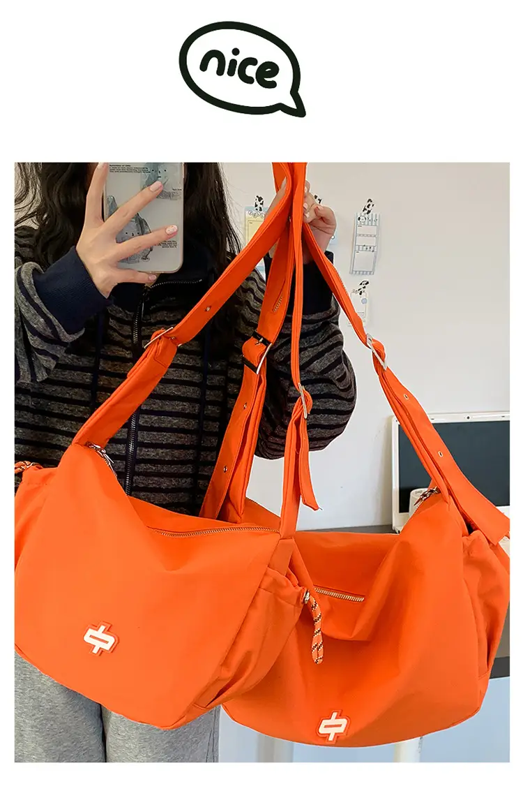 Korean Style Tan Lazy Style Backpack for Women — feature 2