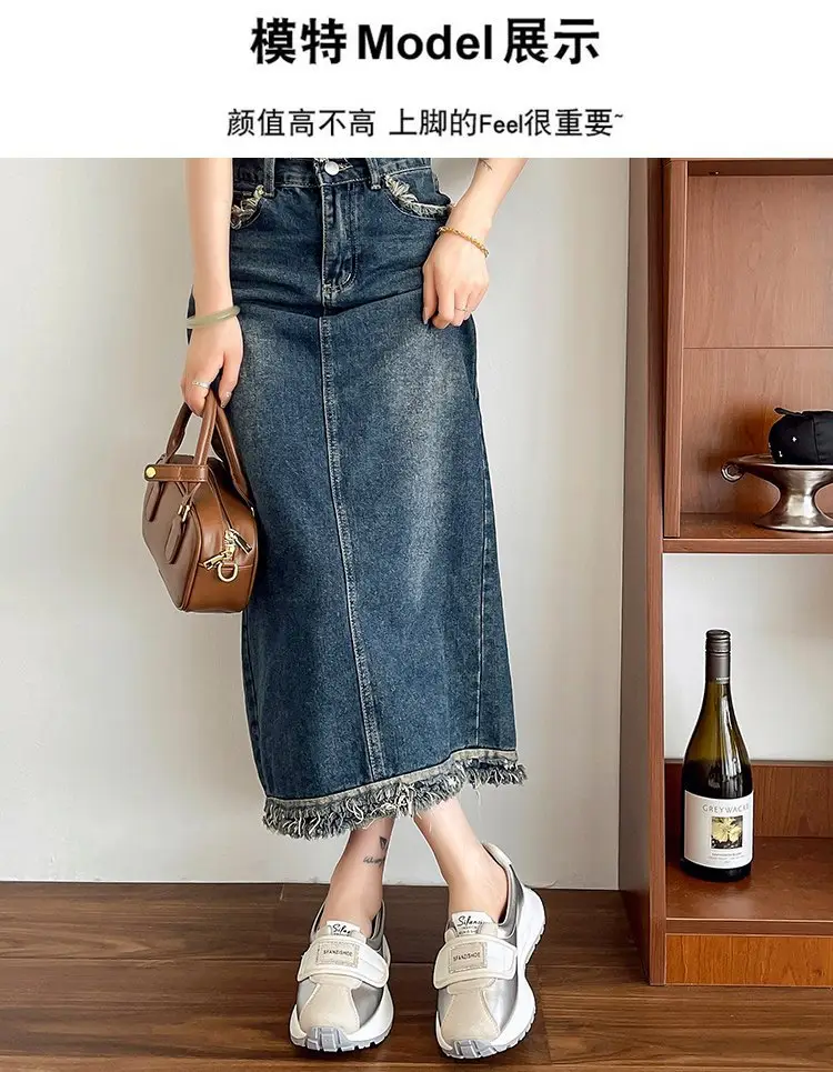 Women Thick White High-Top Sports Shoes Spring 2025 — feature 2