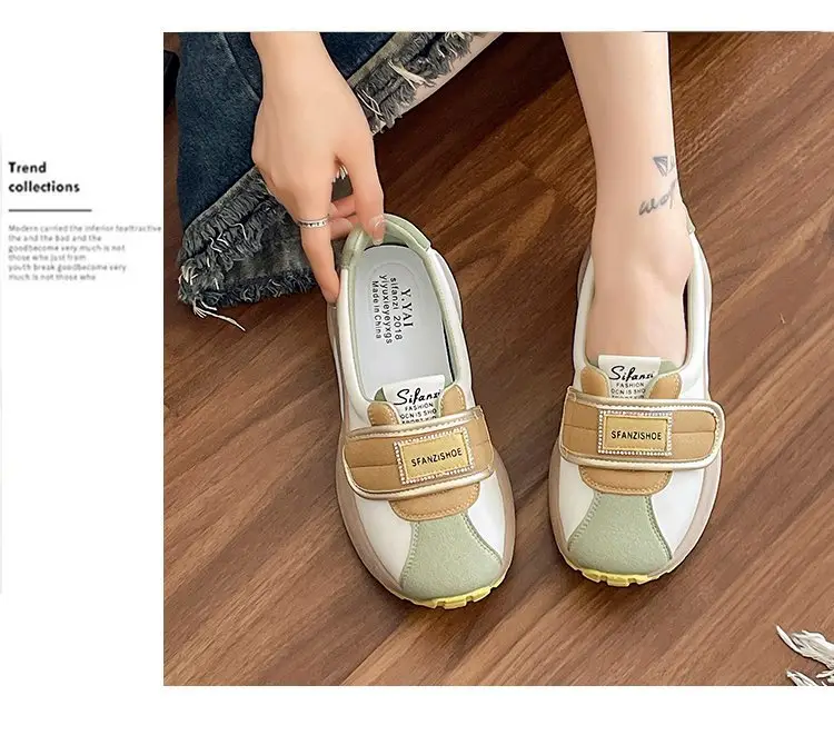 Women Thick White High-Top Sports Shoes Spring 2025 — feature 8