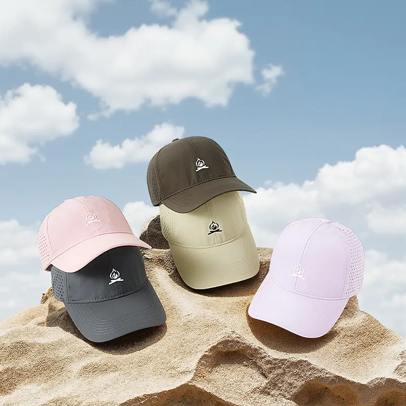 Light Blue Mesh Cap for Women Men - Image 20