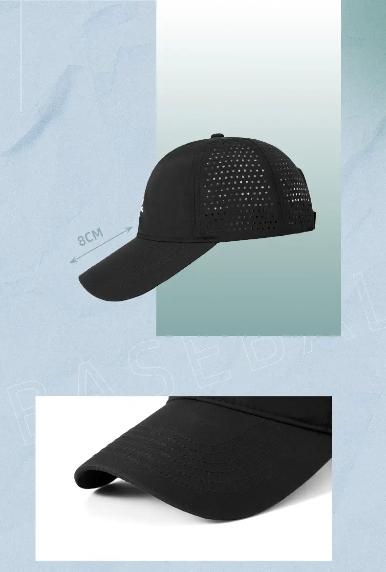 Light Blue Mesh Cap for Women Men — feature 14