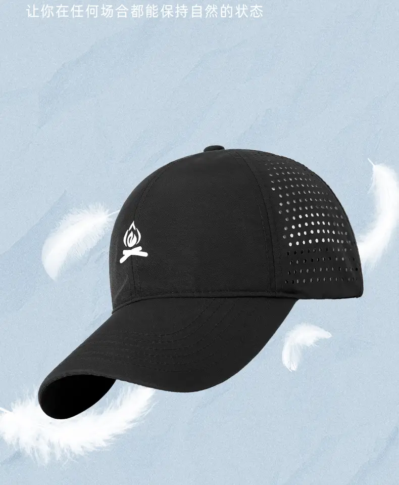 Light Blue Mesh Cap for Women Men — feature 16
