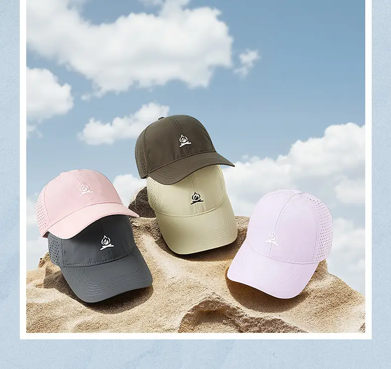 Light Blue Mesh Cap for Women Men — feature 18