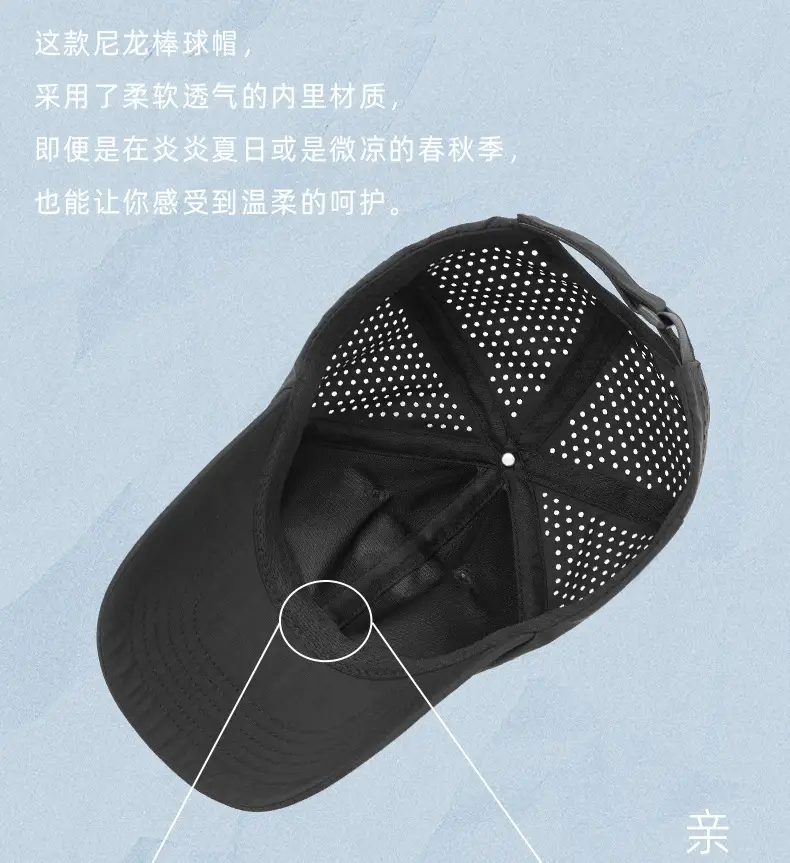 Light Blue Mesh Cap for Women Men — feature 19