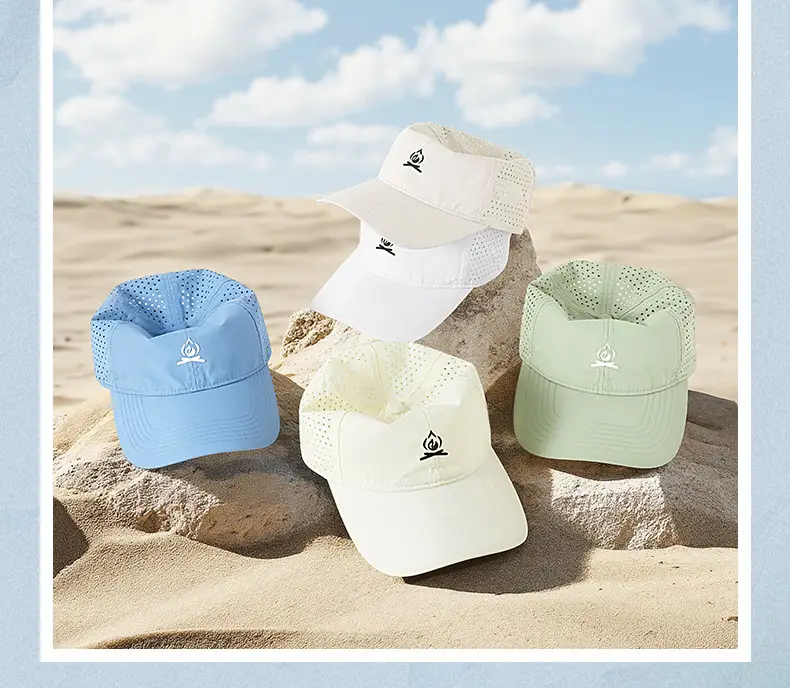 Light Blue Mesh Cap for Women Men — feature 22