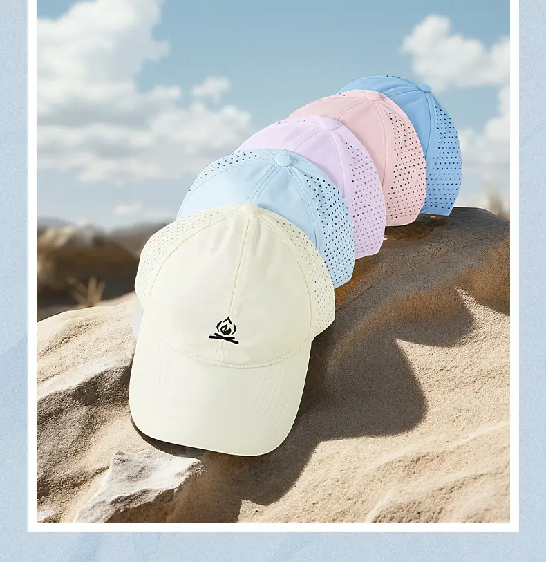 Light Blue Mesh Cap for Women Men — feature 29