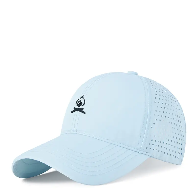 Light Blue Mesh Cap for Women Men - Image 10