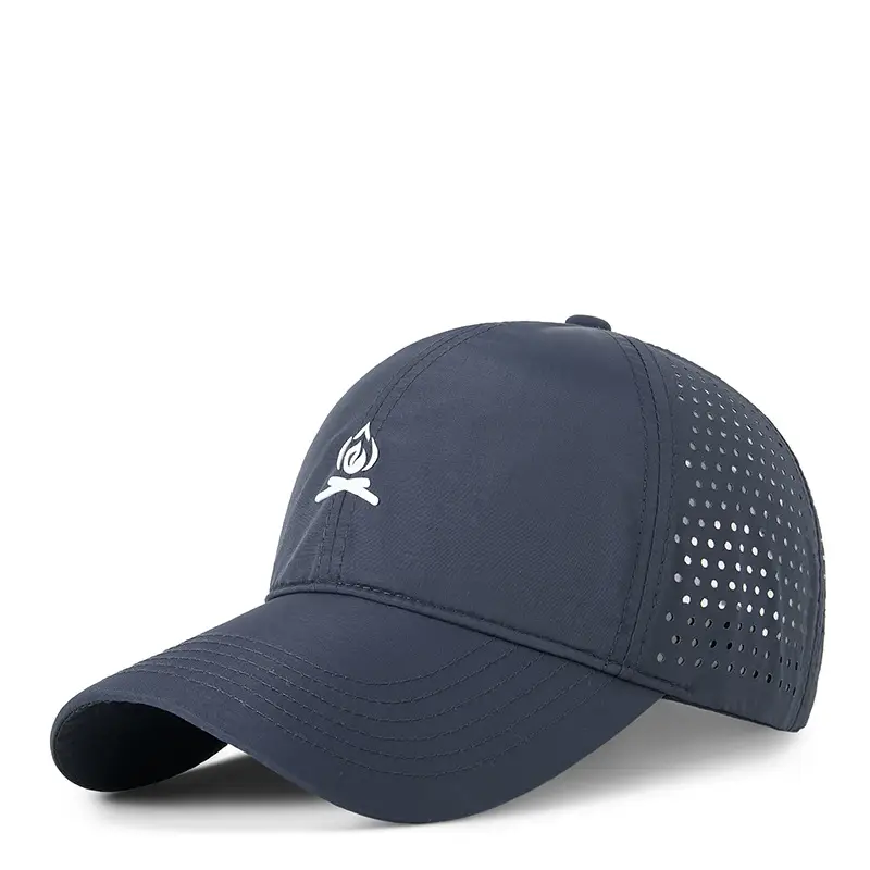 Light Blue Mesh Cap for Women Men - Image 2
