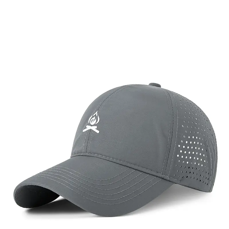 Light Blue Mesh Cap for Women Men - Image 6