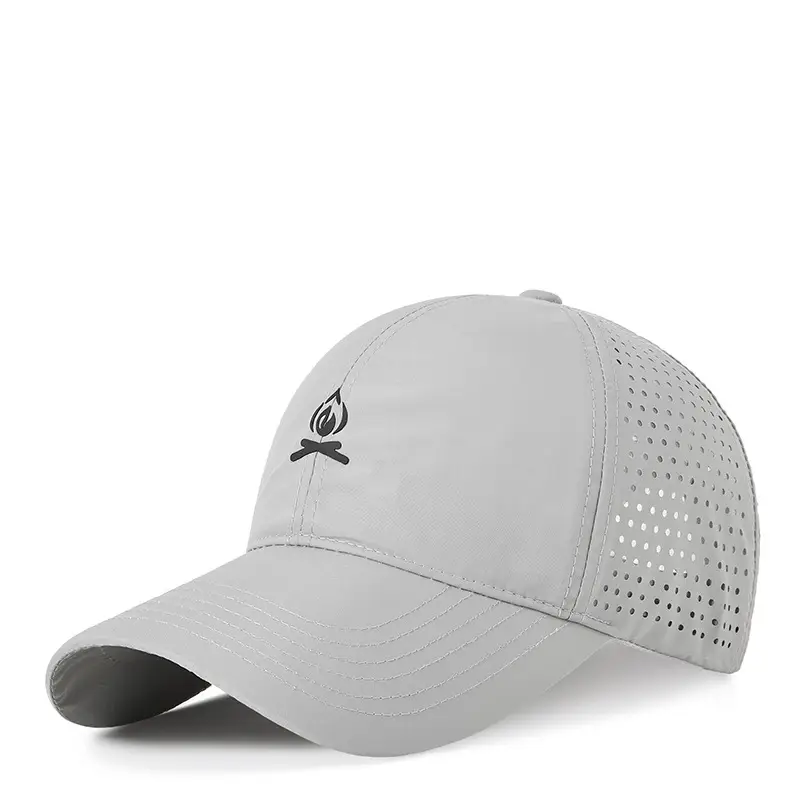 Light Blue Mesh Cap for Women Men - Image 7