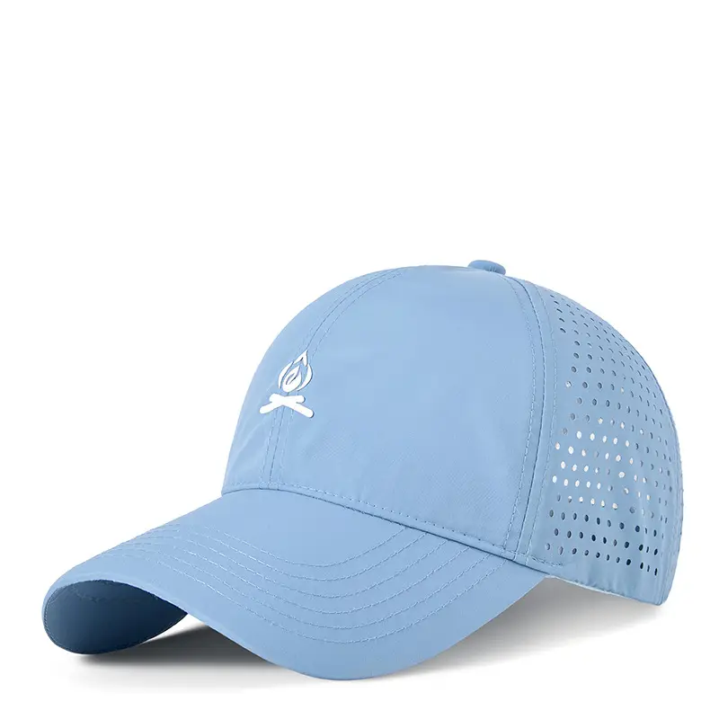 Light Blue Mesh Cap for Women Men - Image 9