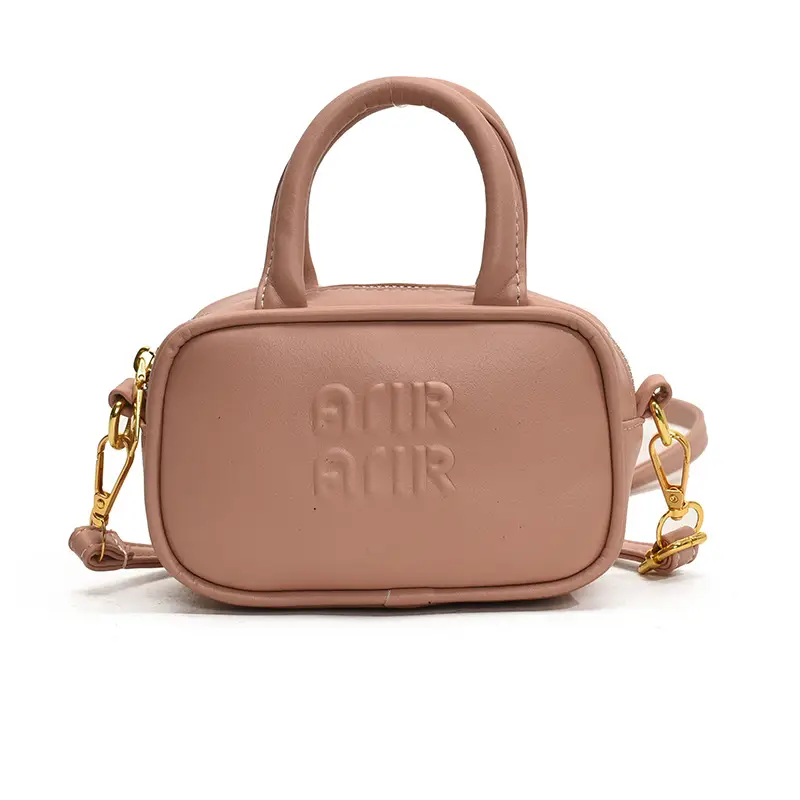 Women's Retro Handheld Bowling Bag Brown 2024