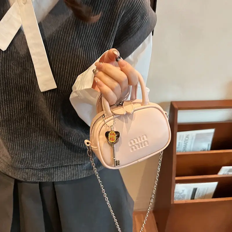 Light Blue Mini Shoulder Bag for Women 2025 - Image 9