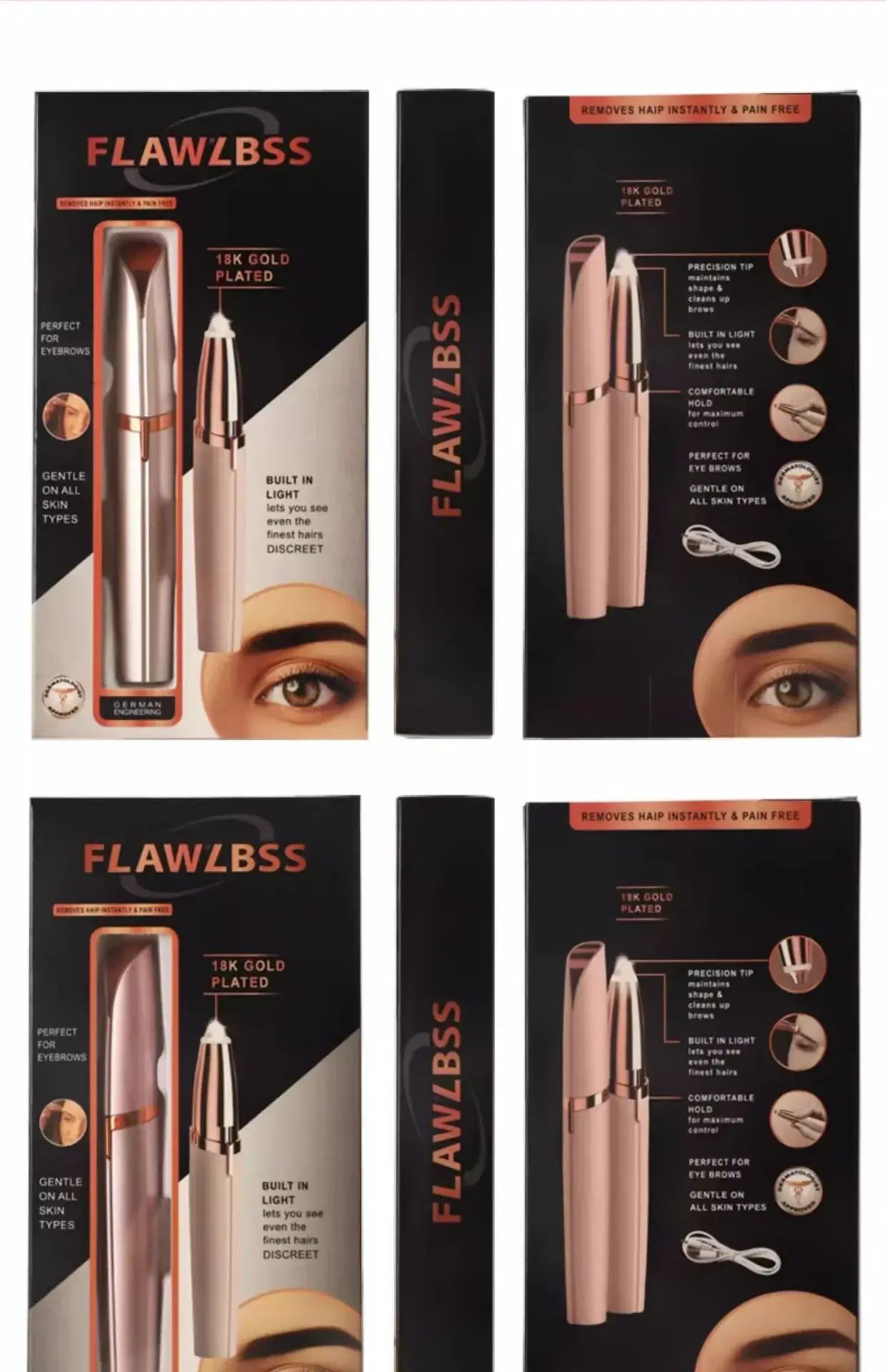 Electric Eyebrow Trimmer Pen for Precision Brow Shaping — feature 31