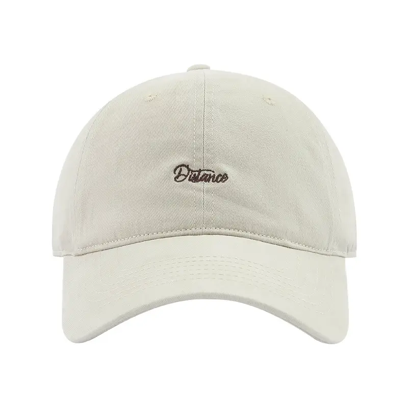 Korean Style Baseball Cap with Embroidery & Sunshade - Image 6