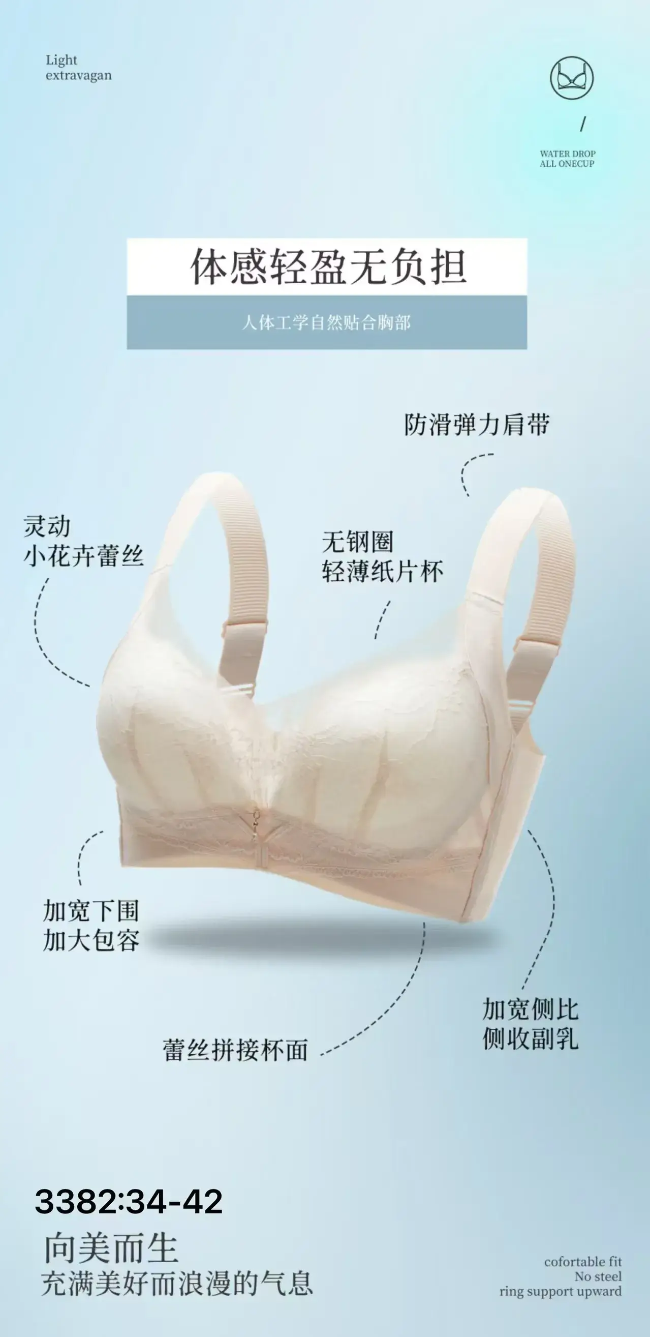 2025 Ultra-Thin New Bra for Small Gathering Adjustable — feature 9
