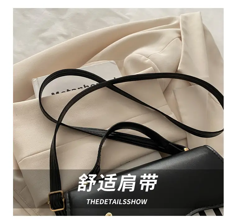 Women's Embroidered Piano Bag Brown Leather Shoulder Crossbody — feature 5