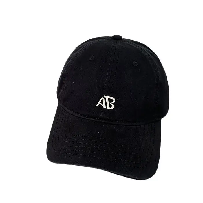 Women's Letter Embroidered Dome Caps Solid Color - Image 6