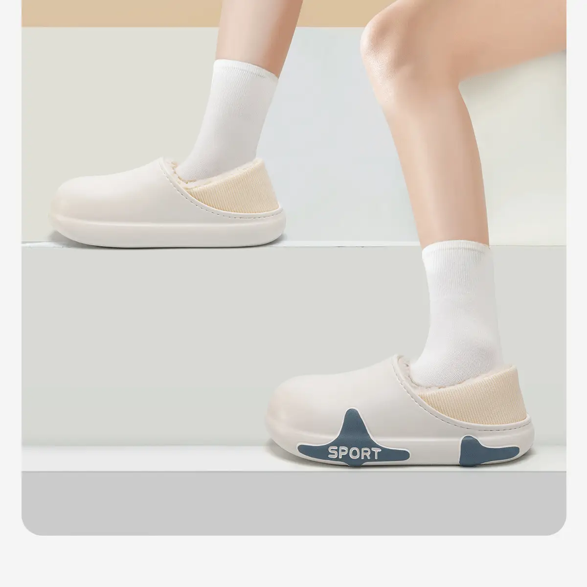 Waterproof Cotton Slippers for Men Winter Indoor Warm Non-Slip — feature 14