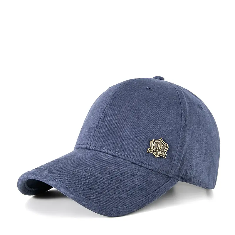 Men's Tan Retro Wide Brim Baseball Cap