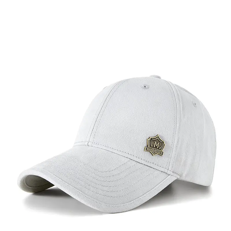 Men's Tan Retro Wide Brim Baseball Cap