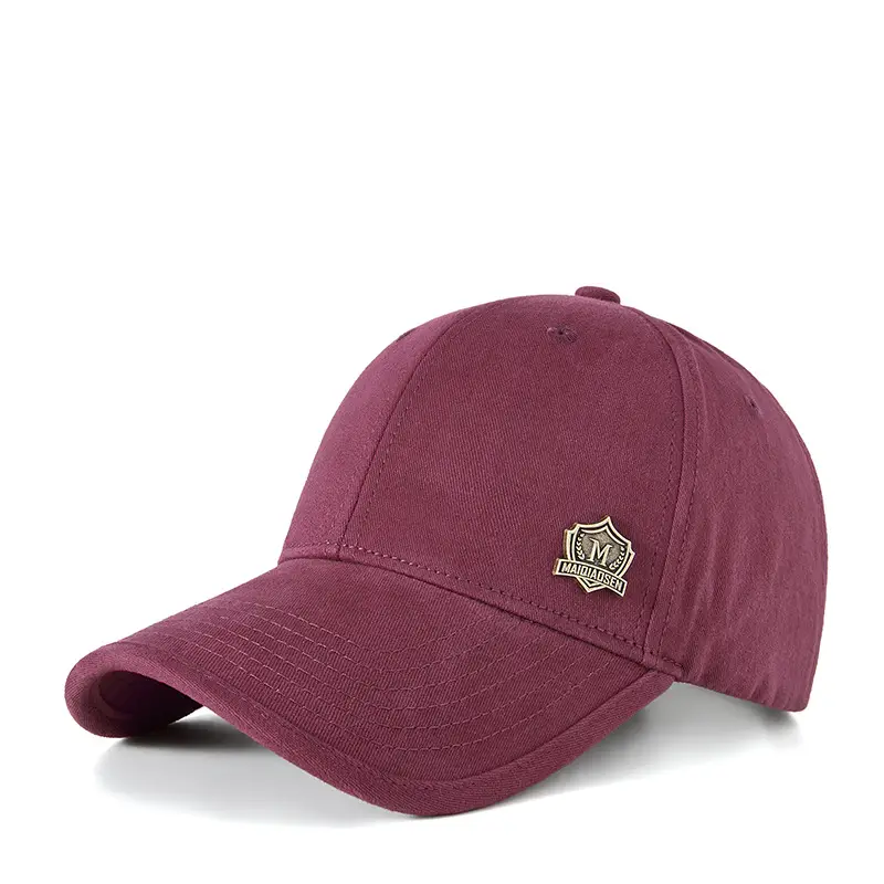Men's Tan Retro Wide Brim Baseball Cap