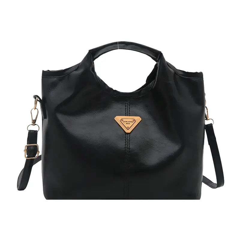 Vintage Niche Handbag Women's Wax Leather 2025 - Image 2