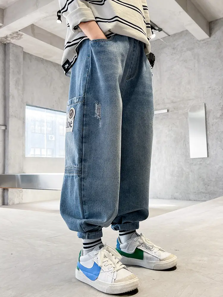 Boys Jeans Spring 2025 Large Cool Trendy - Image 4