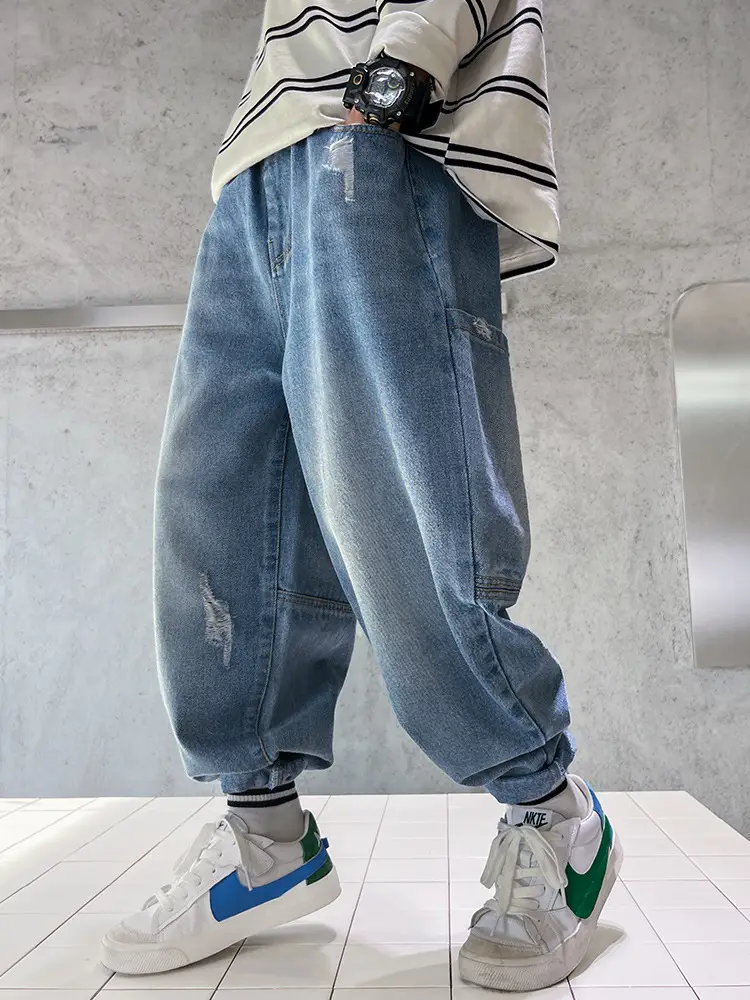 Boys Jeans Spring 2025 Large Cool Trendy - Image 6
