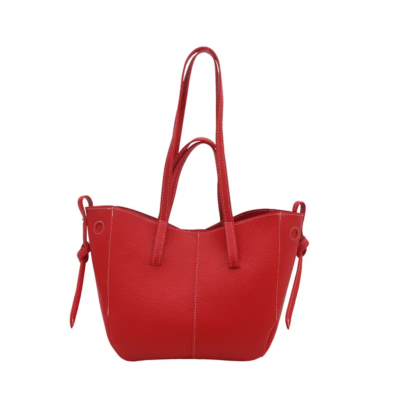 White PU Leather Shoulder Bag with Wings Design - Image 10